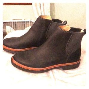 Clarks Trace Grey Ankle Boots